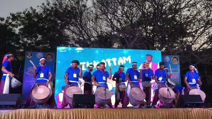 The Jikkattam performers
