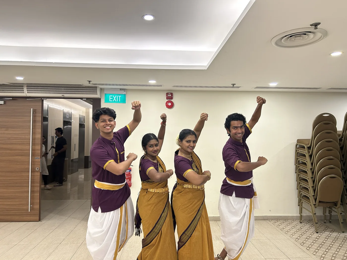 The Kambathattam performers