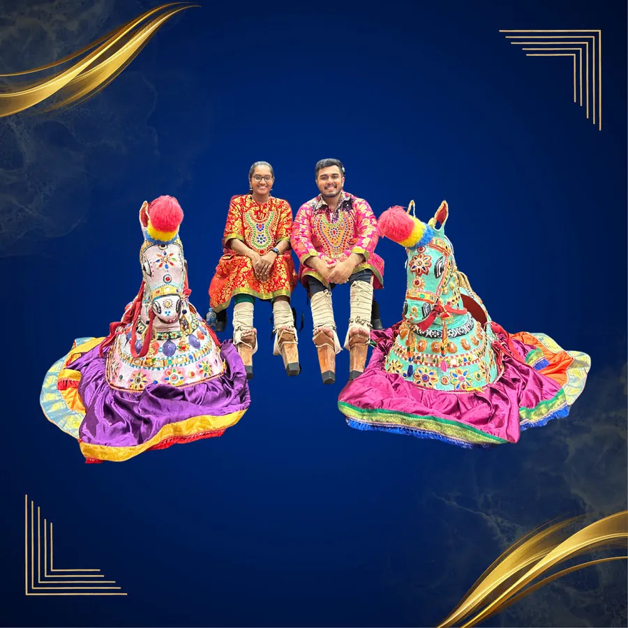 The Poikkaal Kuthirai Aattam performers